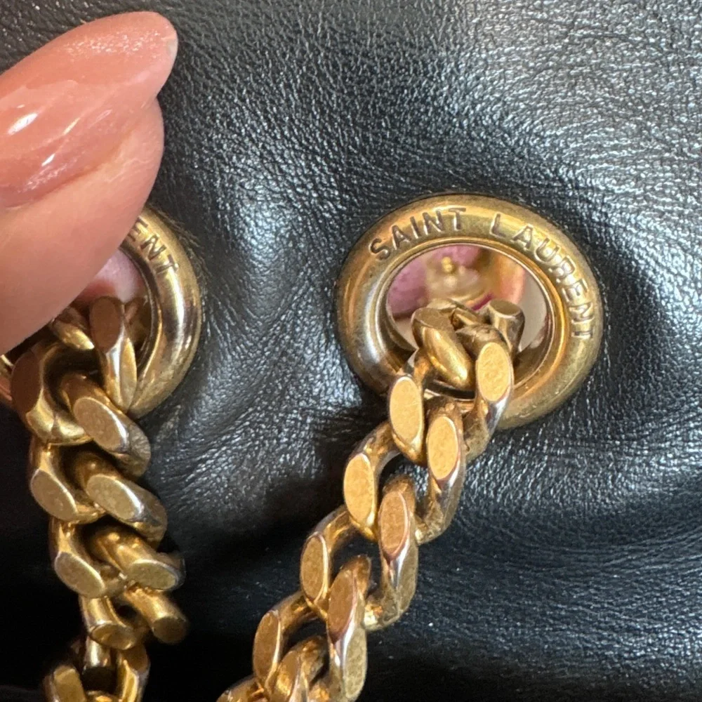Yves Saint Laurent chevron quilted